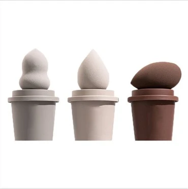 Makiyaj blenderining turlari qutisi bilan Puff Sponge